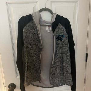 Carolina panthers full zip jacket with hood